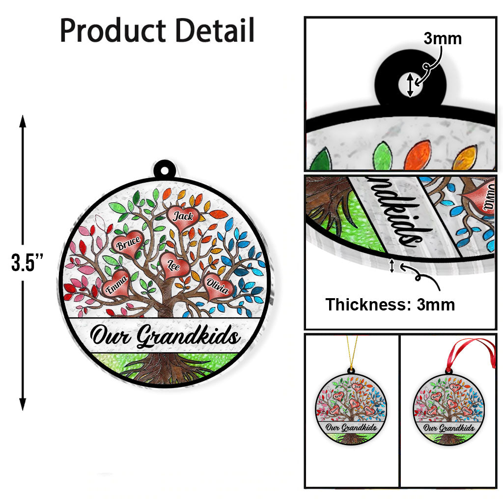 Meine Enkelkinder – Personalisierter transparenter Oma-Anhänger
