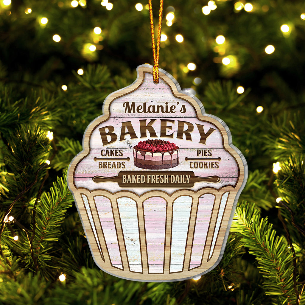 Einfach ein Mädchen, das Backen liebt – personalisierter Backschmuck