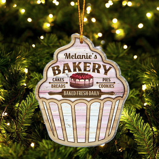 Einfach ein Mädchen, das Backen liebt – personalisierter Backschmuck