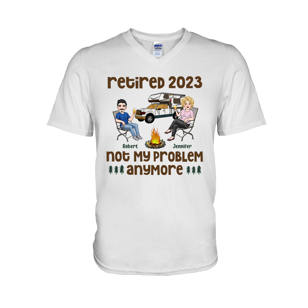 „Nicht mehr mein Problem“ – Personalisiertes T-Shirt und Hoodie für Rentner