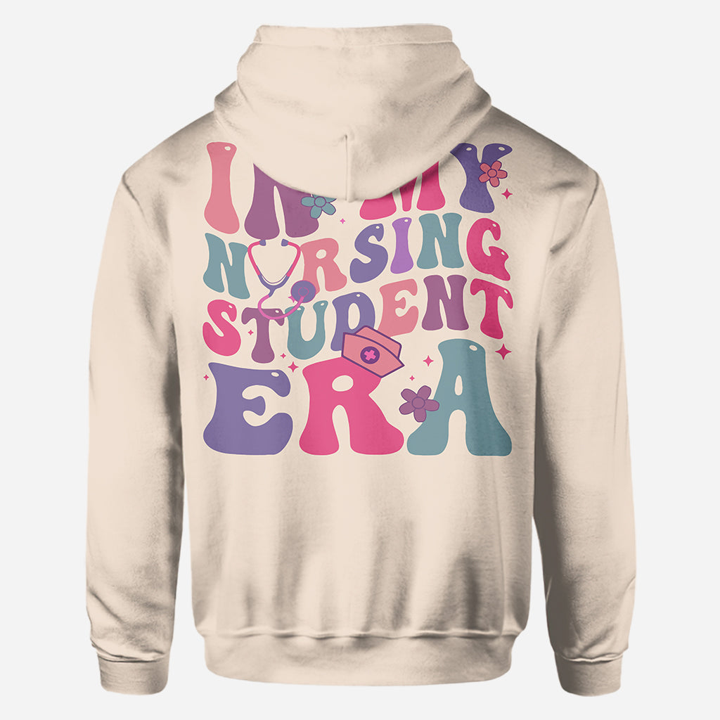 In meiner Zeit als Krankenpflegestudentin - Personalisiertes Krankenschwester-Allover-Shirt