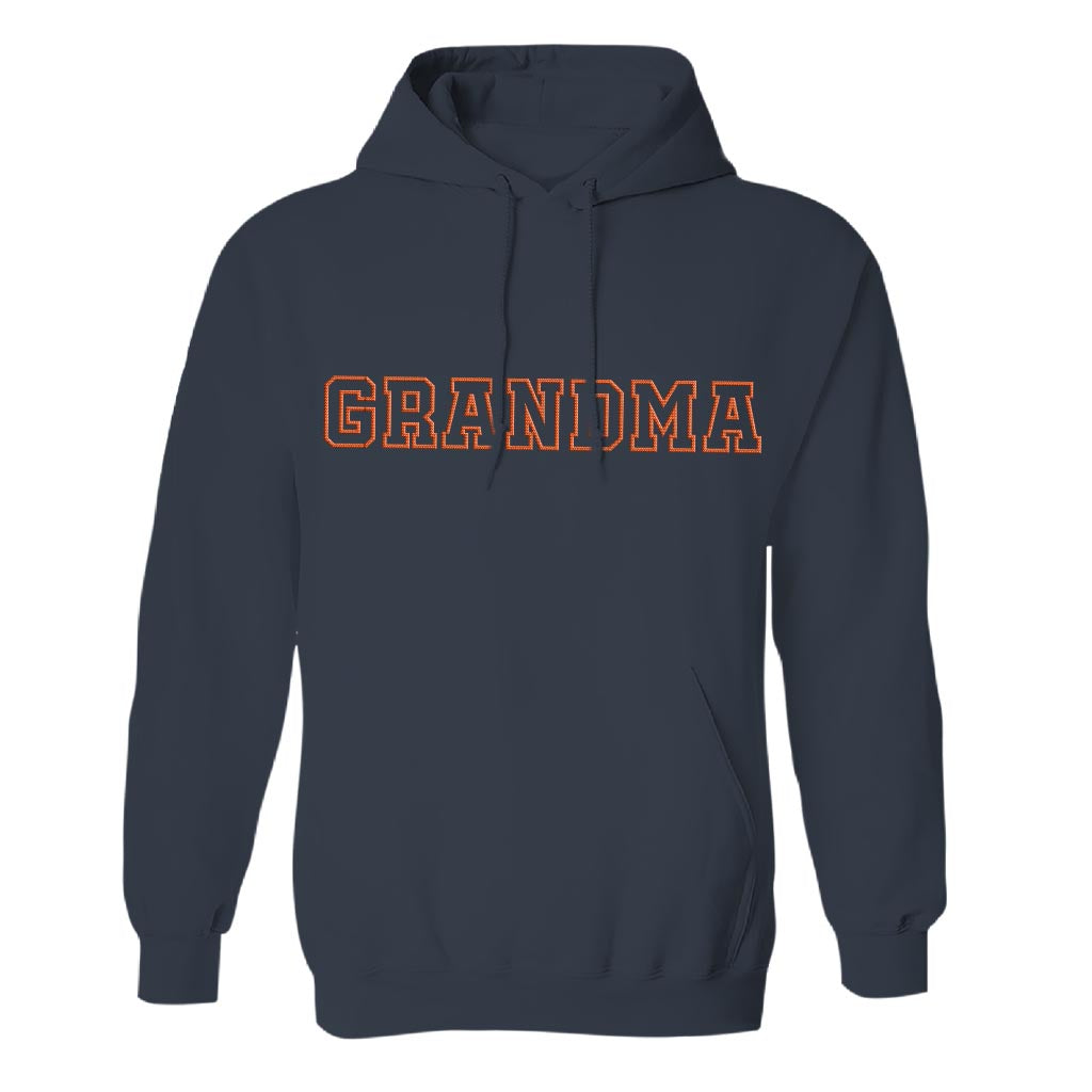Personalisierter, bestickter Hoodie für Oma – individueller Name