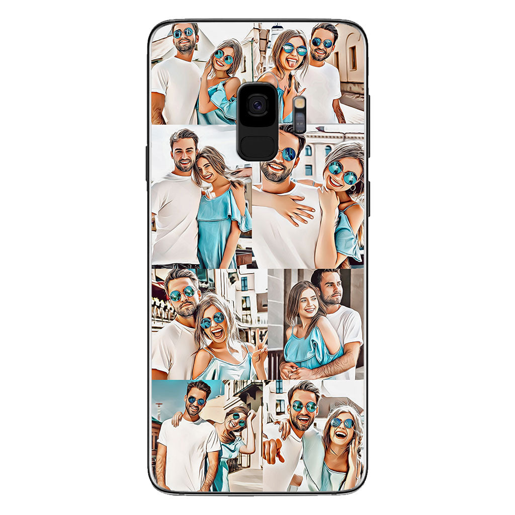 Cartoon-Fotocollage – Geschenk für Freund, Freundin, Ehemann, Ehefrau – Personalisierte Handyhülle