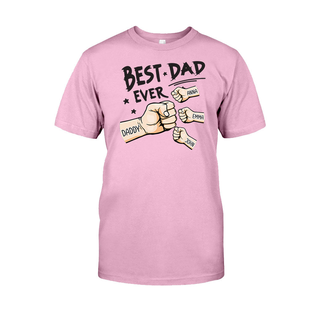 Der beste Papa aller Zeiten – Personalisiertes Vater-T-Shirt und Hoodie