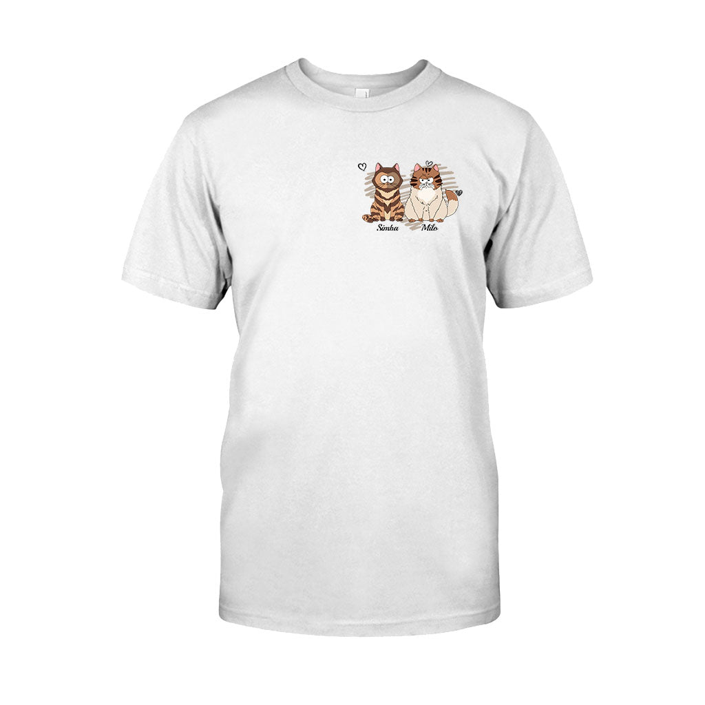 In meiner Hunde-/Katzenmama-Ära – Personalisiertes Katzen-T-Shirt und Hoodie