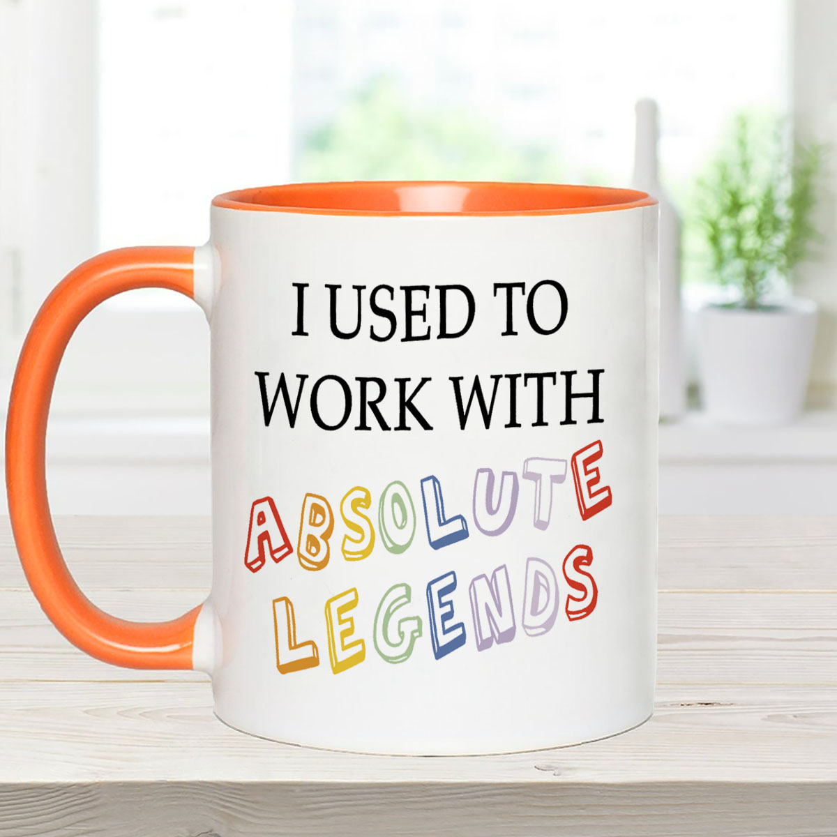 Absolute Legenden – Personalisierte Tasse mit Akzent für Kollegen