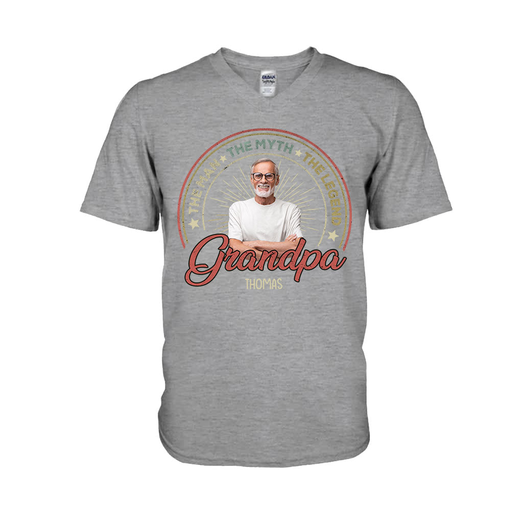 The Man The Myth The Legend - Gift for dad, grandpa - Personalized T-shirt And Hoodie