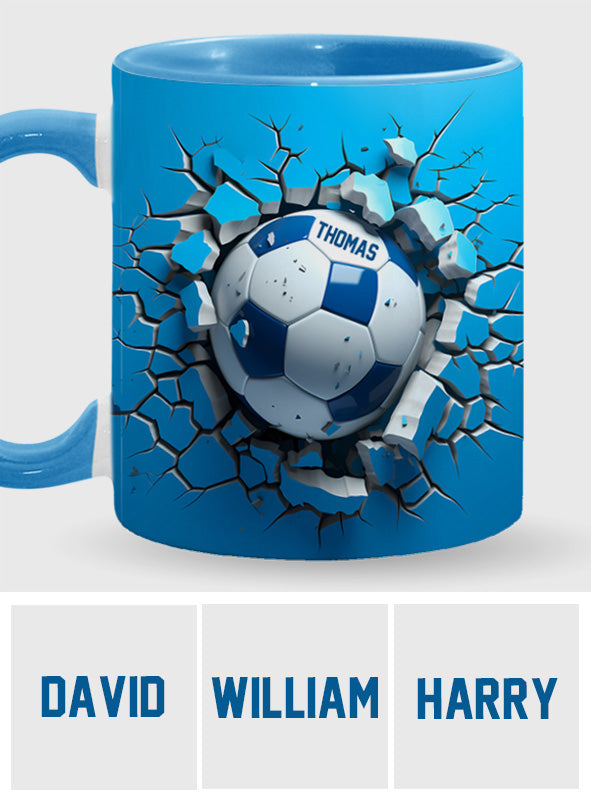 A Great Soccer - Personalized Soccer Accent Mug