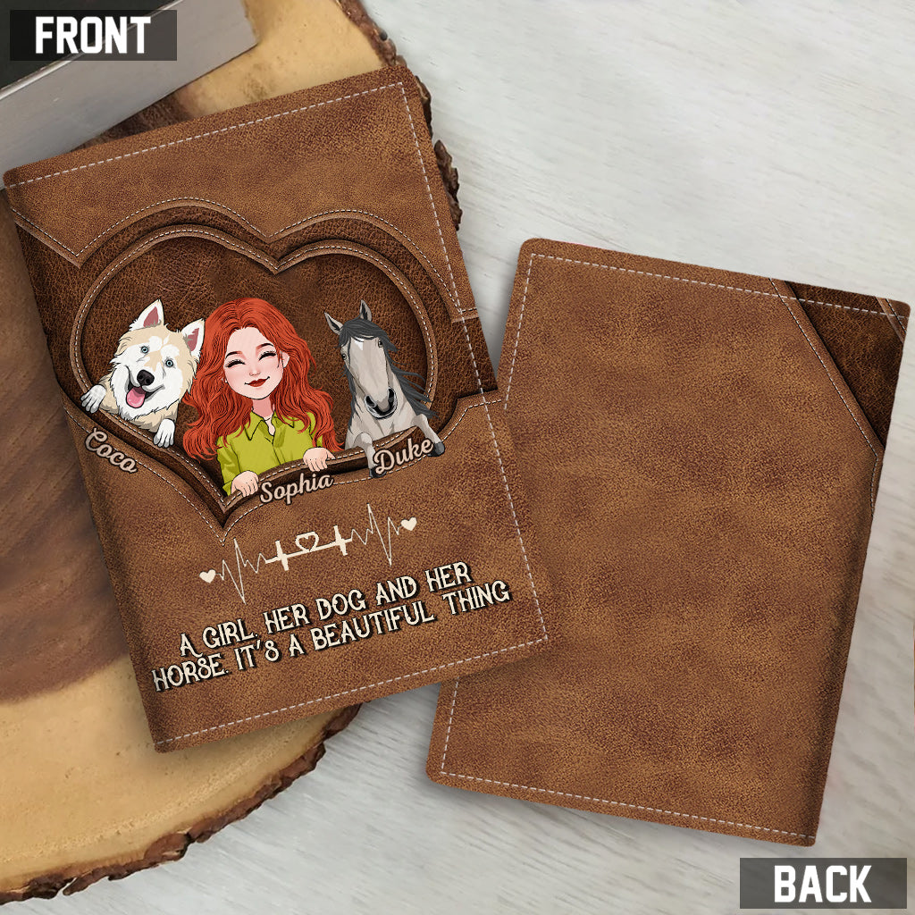 Was für ein schönes Ding – personalisierter Pferdepasshalter