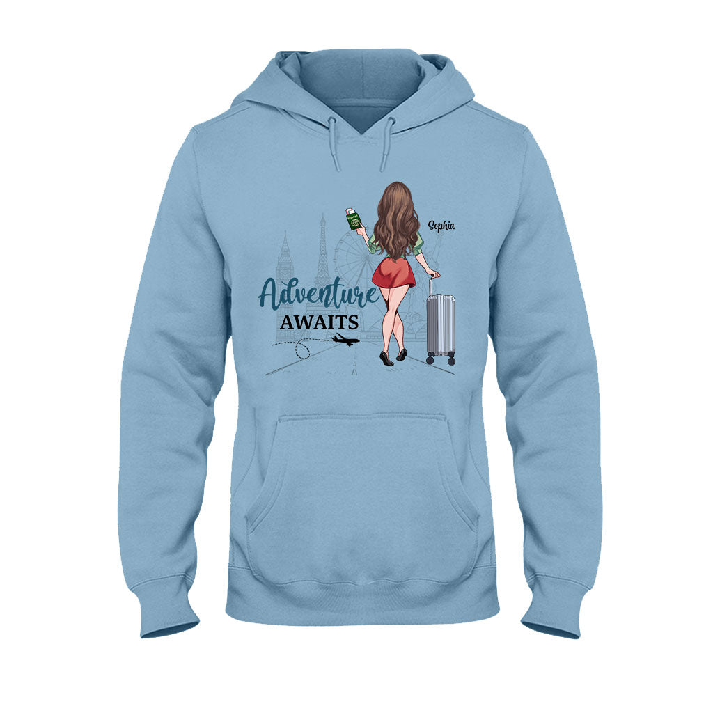 So The Adventure - Travelling gift for mom, daughter, granddaughter, wife, girlfriend, friend - Personalized T-shirt And Hoodie