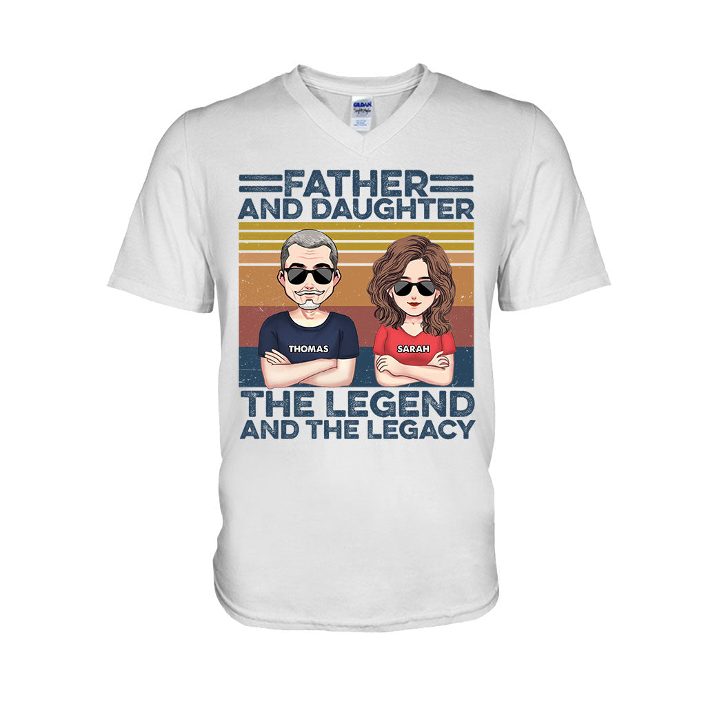 Like Father Like Son - Gift for dad, dad - Personalized T-shirt And Hoodie