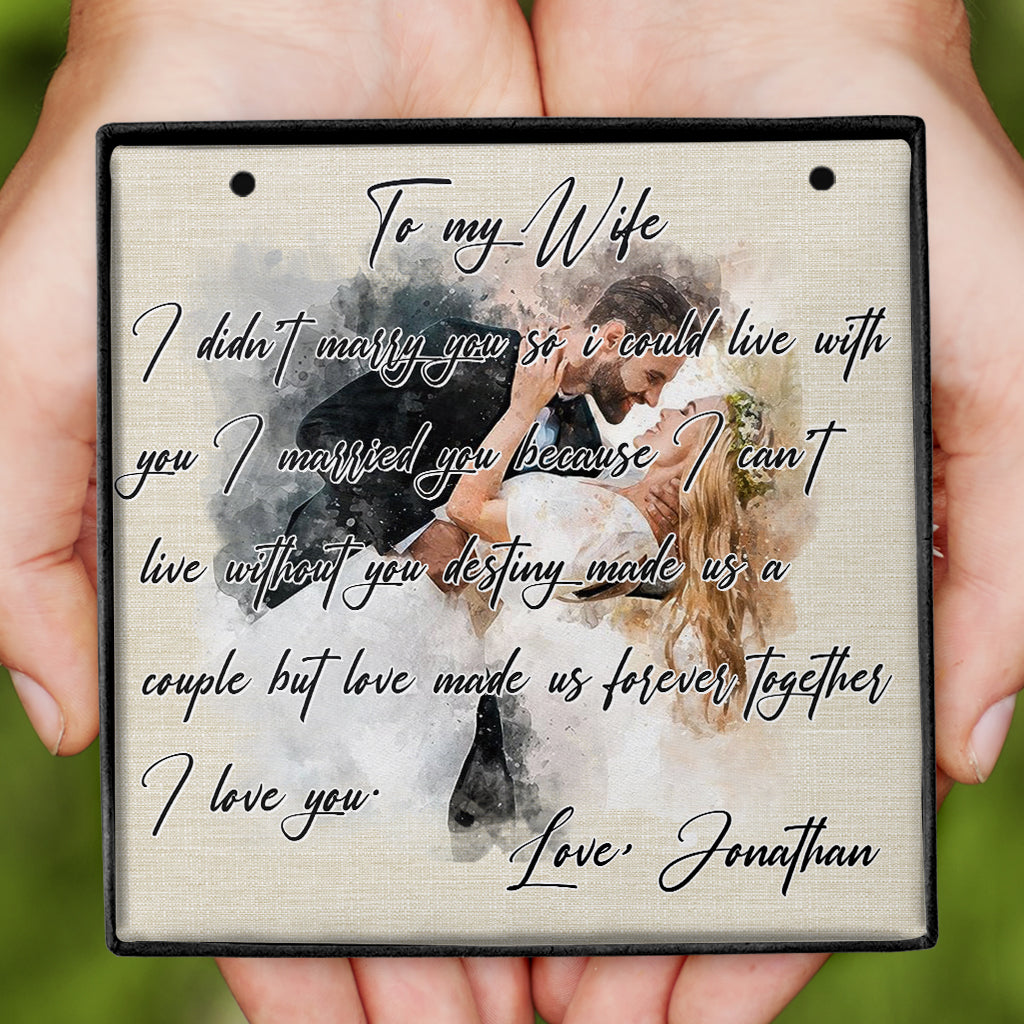 Wunderschön in Weiß – Personalisierte Halskette für Ehepaare 