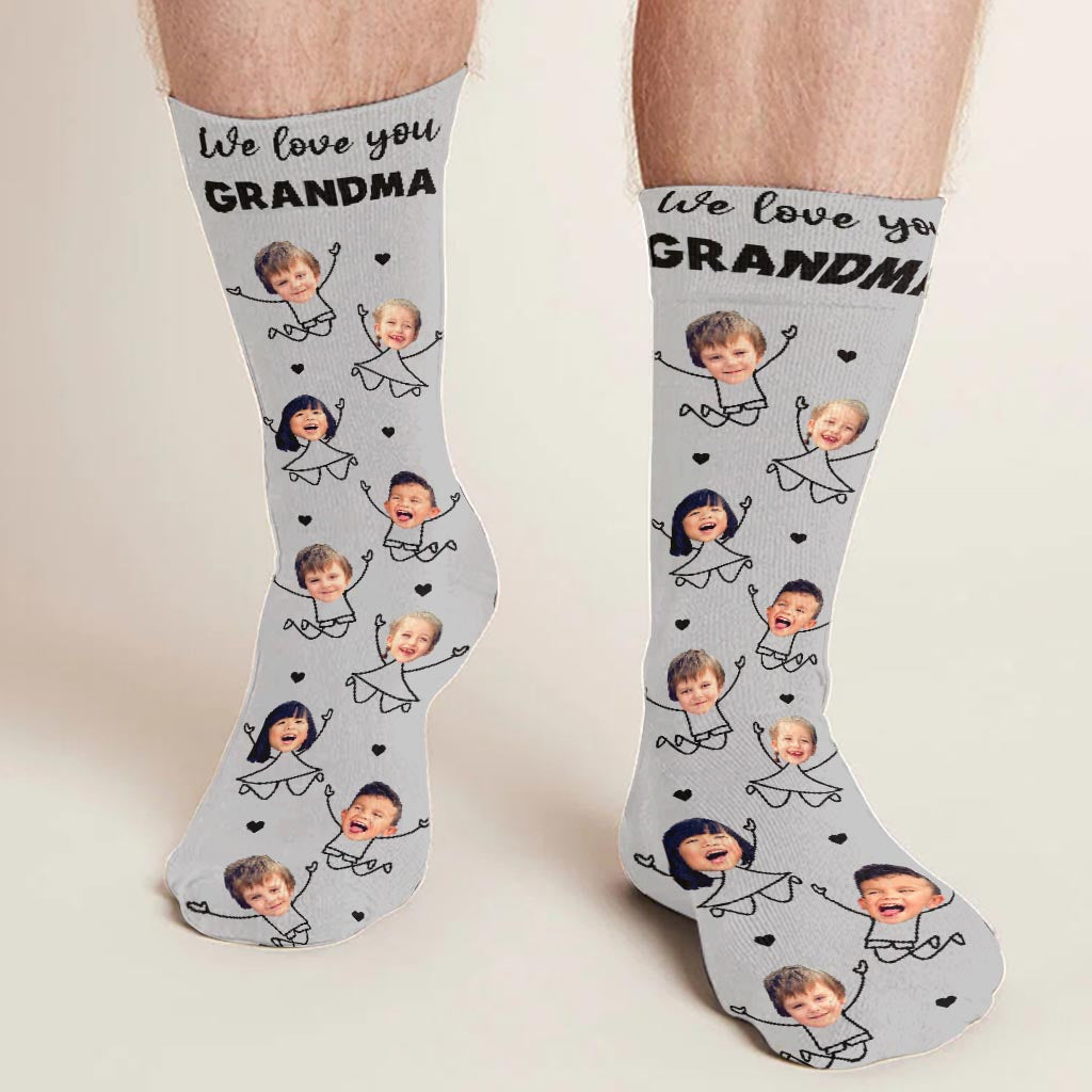 Ich liebe dich, Papa – Geschenk für Papa, Opa, Mama, Onkel, Tante, Oma – Personalisierte Socken