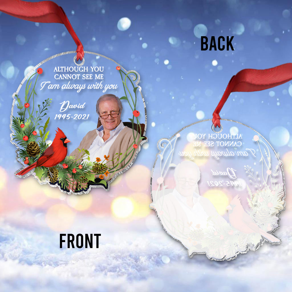 Ich bin immer bei dir – Personalisierter transparenter Gedenkschmuck