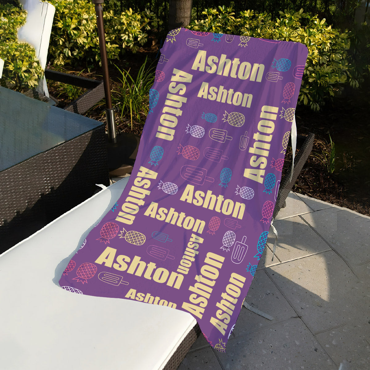 Name Customize - Personalized Beach Towel