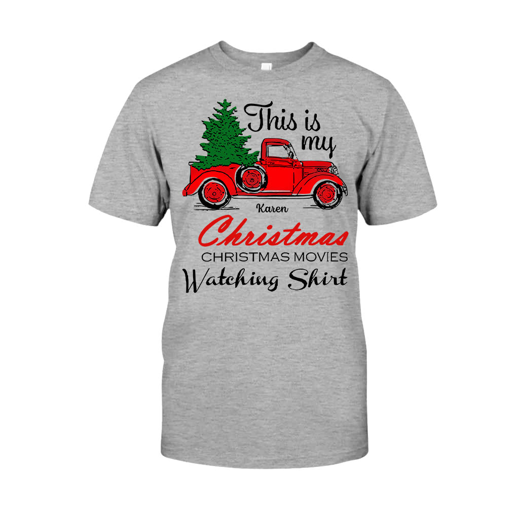 Das ist mein Weihnachtsfilm-Shirt – personalisiertes Weihnachts-T-Shirt und Hoodie