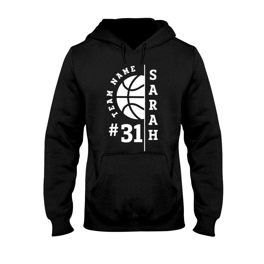 Liebe Basketball – Personalisiertes Basketball-T-Shirt und Hoodie