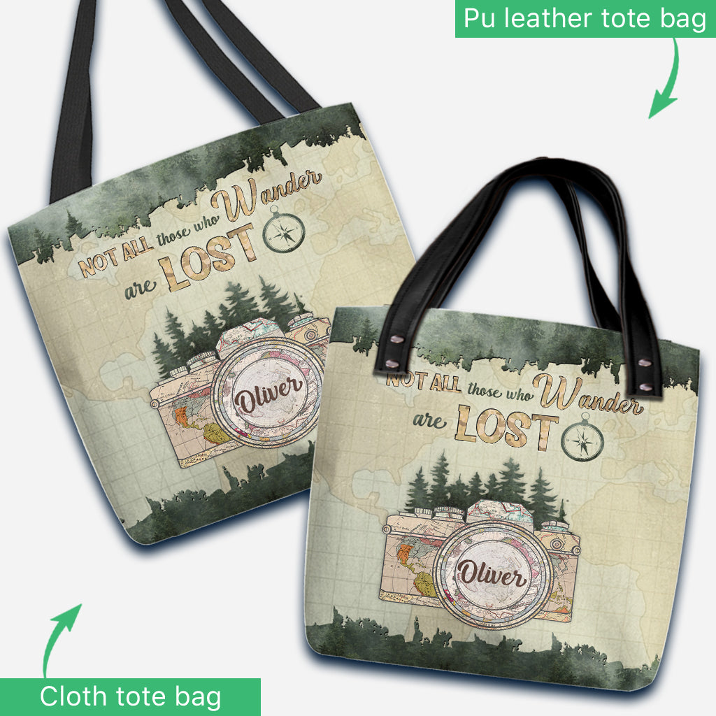 Nicht alle, die wandern, sind verloren – Personalisierte Fototasche