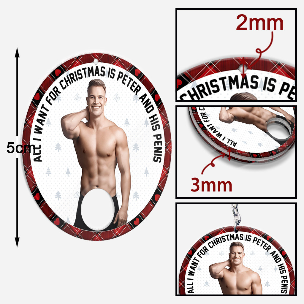 Alles, was ich mir zu Weihnachten wünsche – Personalisierter Schlüsselanhänger für Paare