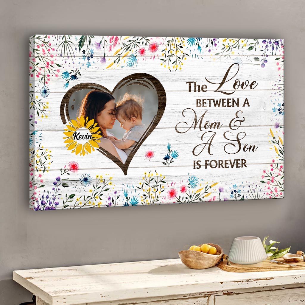 Wenn Mütter Blumen wären – Personalisierte Leinwand und Poster für Mütter