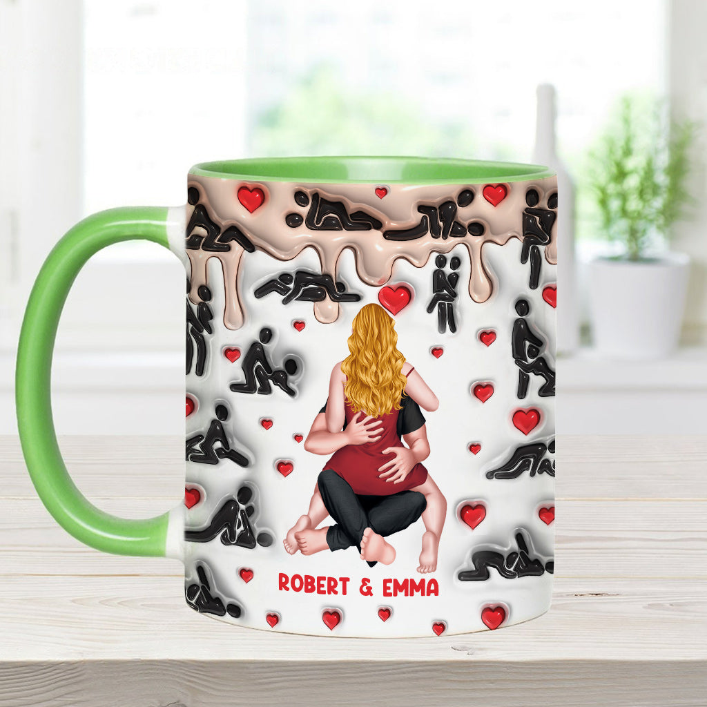 Meine Lieblingsbeschäftigung ist mit dir - Personalisierte Tasse für Paare