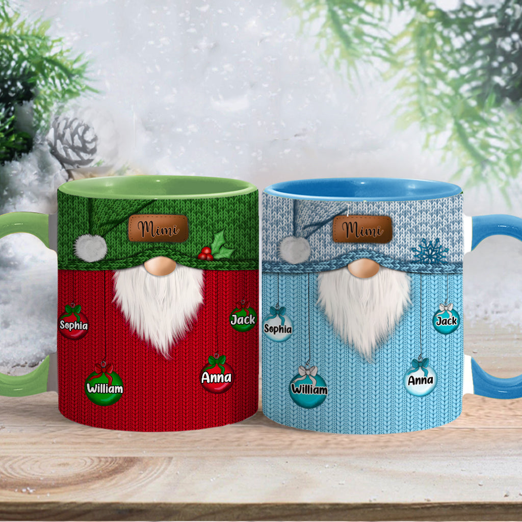 Best Grandma Ever - Personalized Grandma Accent Mug