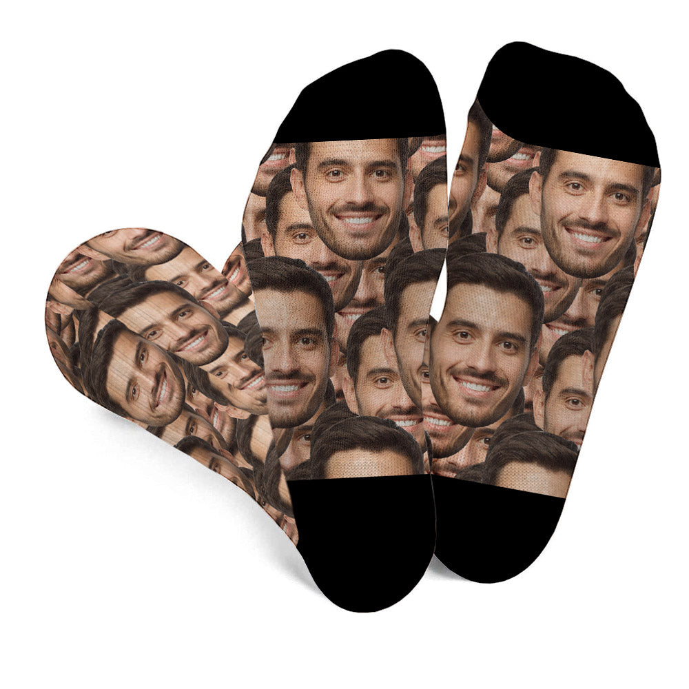 Custom Face Pattern - Personalized Socks