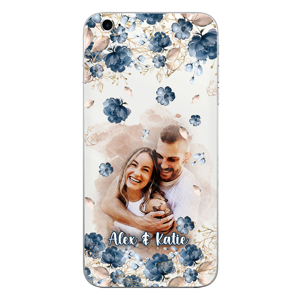 Floral Phone Case - Personalized Clear Phone Case