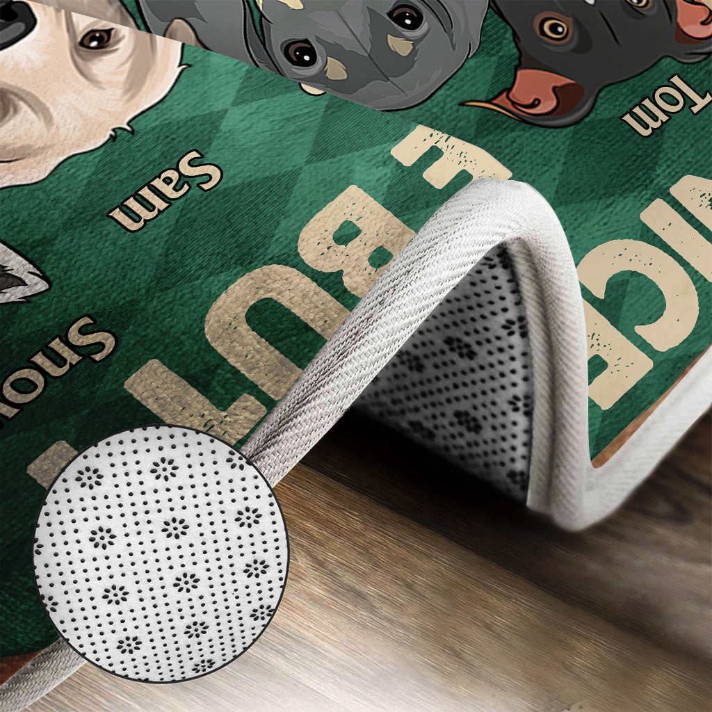 Schöne Duschmatten für Hundeliebhaber und Katzenfreunde – Personalisiertes Badematten-Set