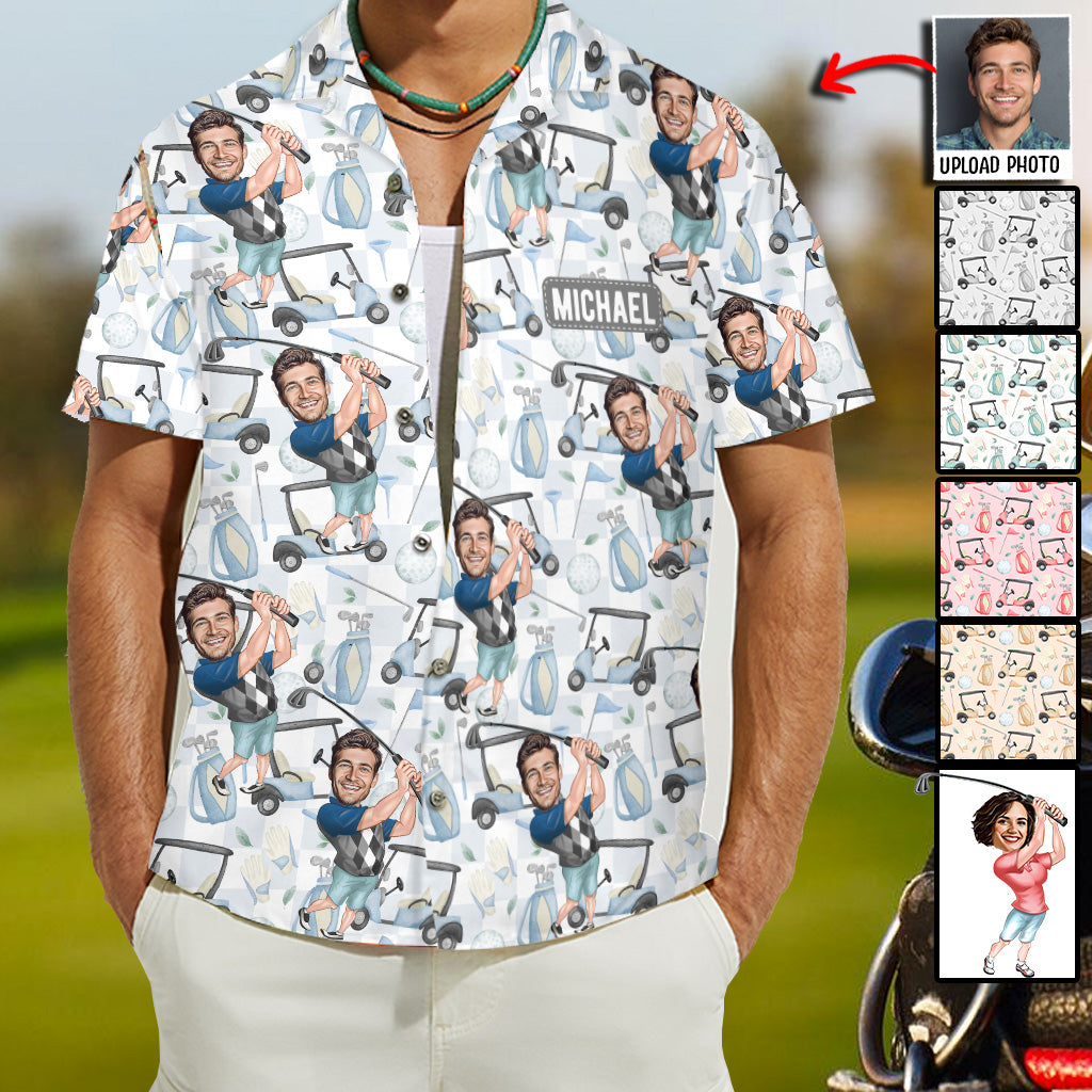 Photo Inserted Funny Golfer - The Best Gift For Dad, Uncle, Husband...