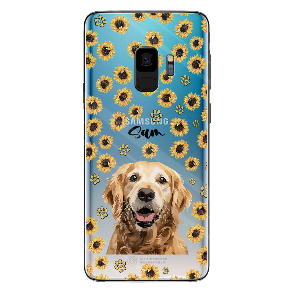 You Are My Sunshine - Personalized Dog Clear Phone Case
