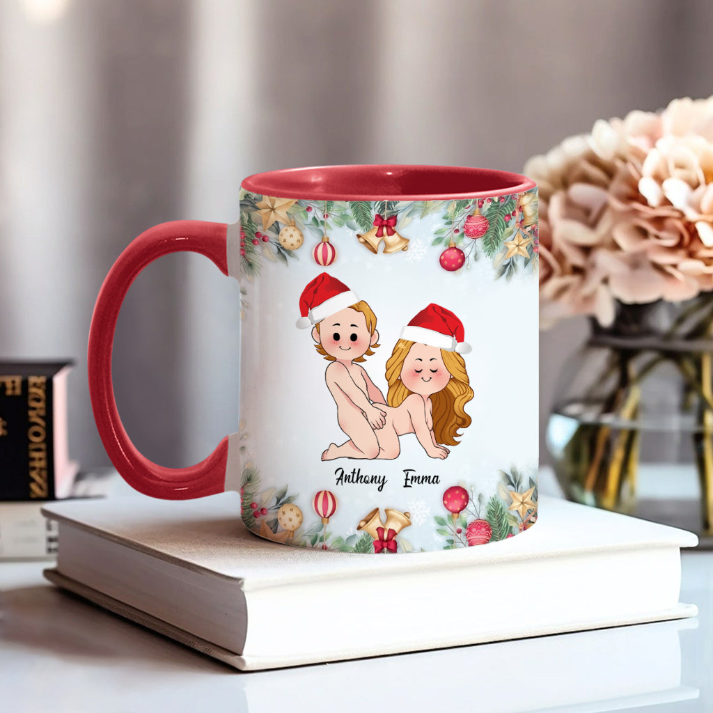 Weihnachten naht – Personalisierte Tasse für Paare