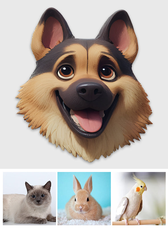 Niedliche Haustiermatte – personalisierte Fußmatte in Hundeform