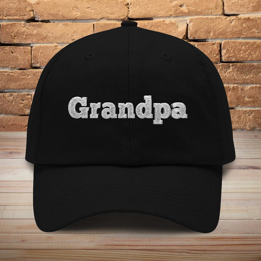Personalisierte, bestickte Opa-Kappe mit individuellem Namen
