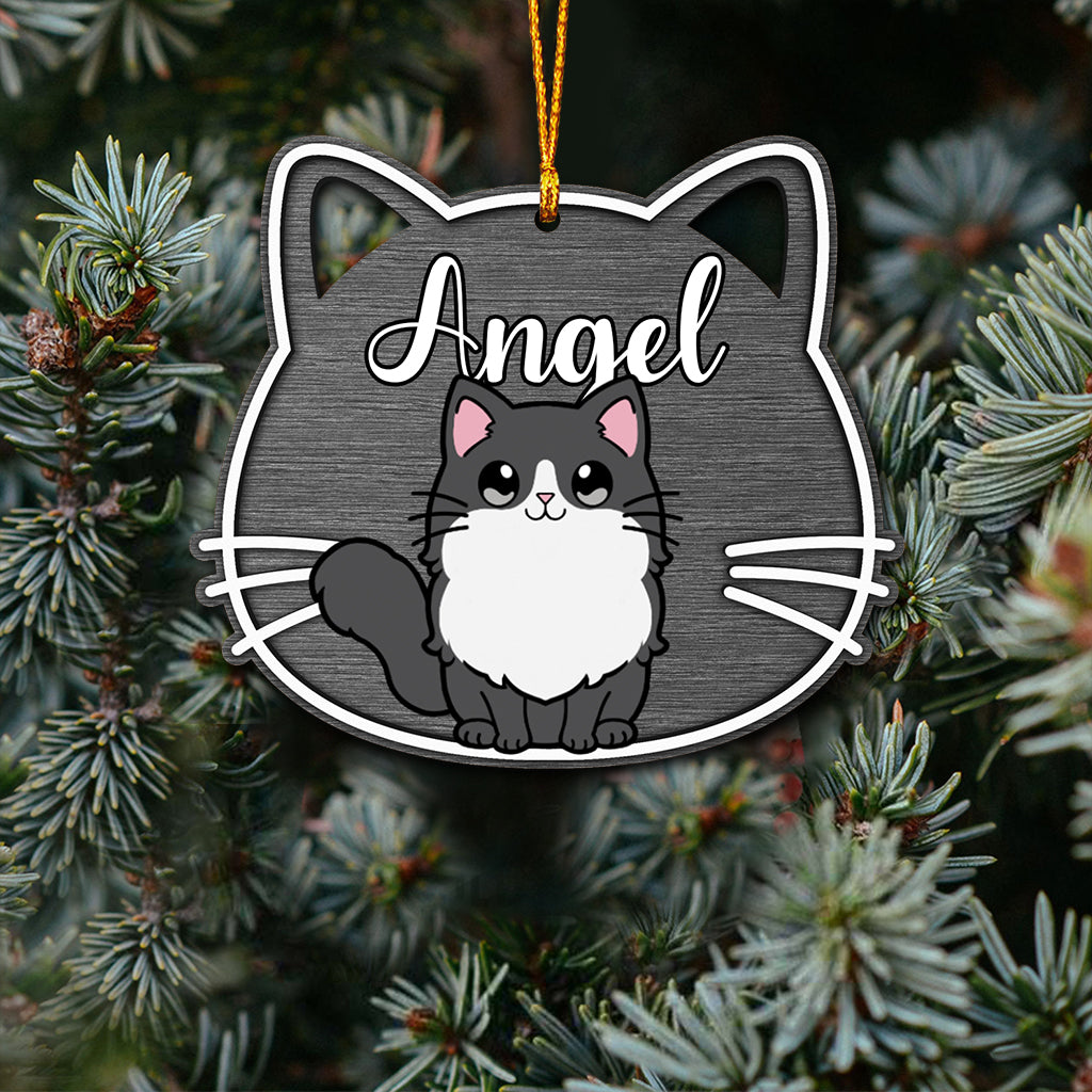 Miau-Weihnachten – Personalisierter Katzenanhänger