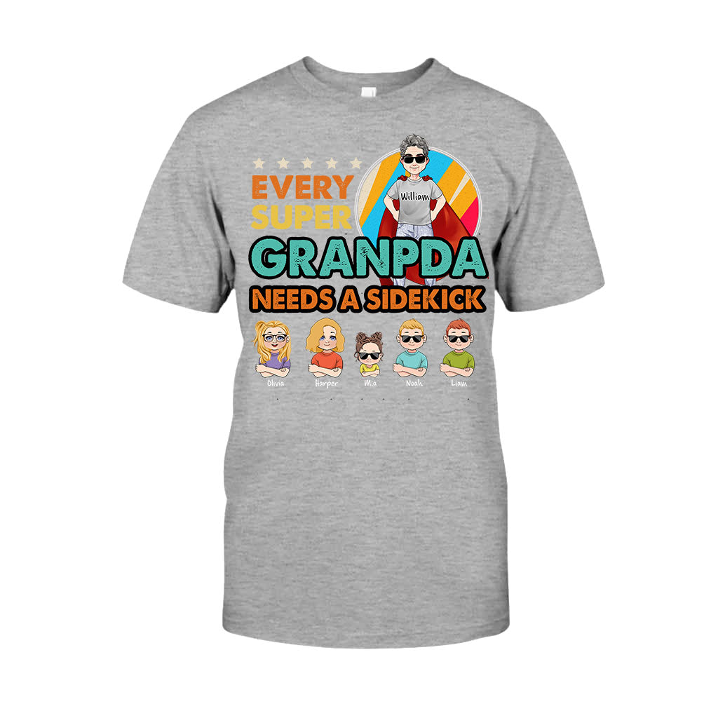 Super-Papa, Superheld – Geschenk für Papa, Opa, Onkel, Bruder – Personalisiertes T-Shirt und Hoodie