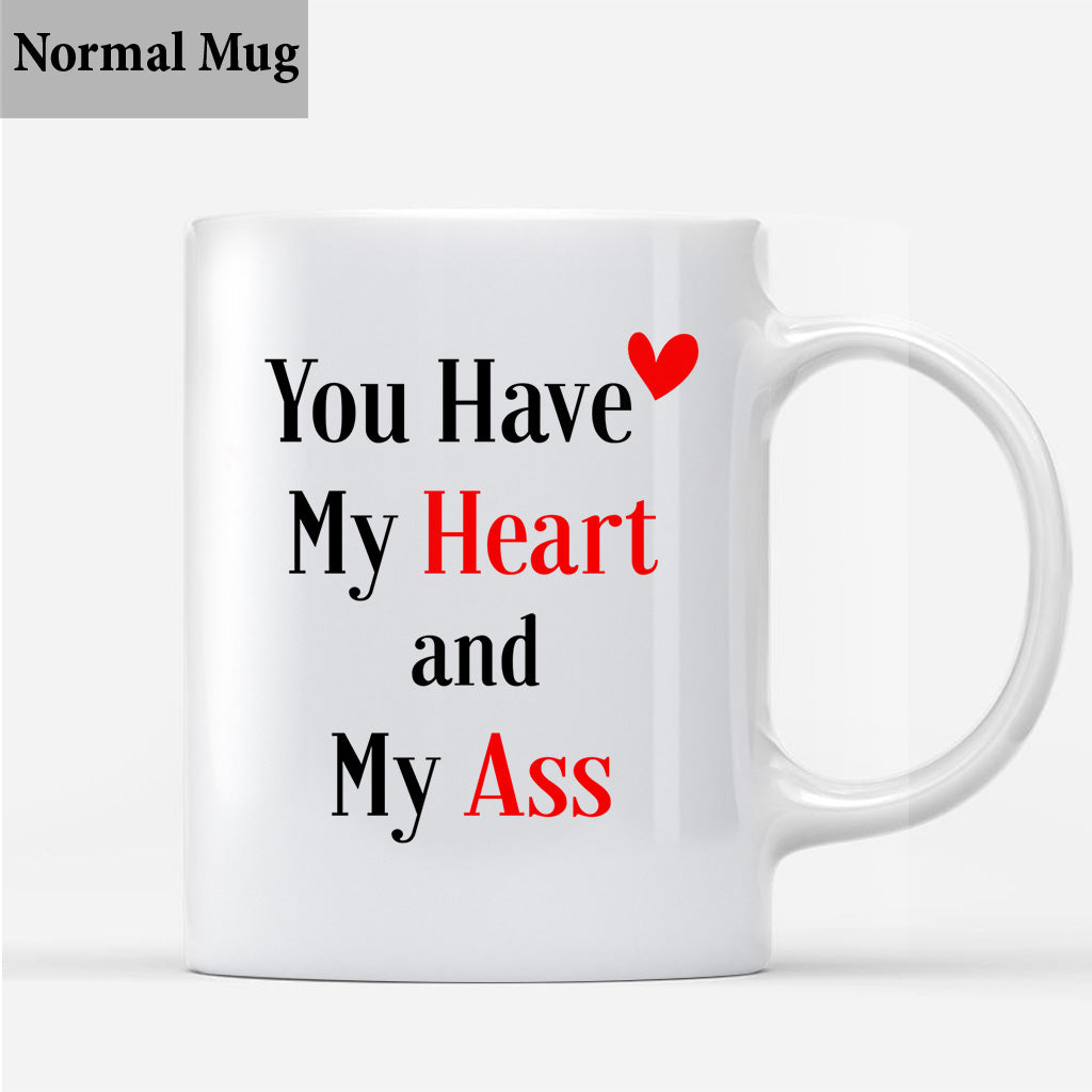 Ich will nur, dass du glücklich bist – Geschenkidee für Paare (Ehemann, Ehefrau, Freund, Freundin) – Personalisierte Tasse