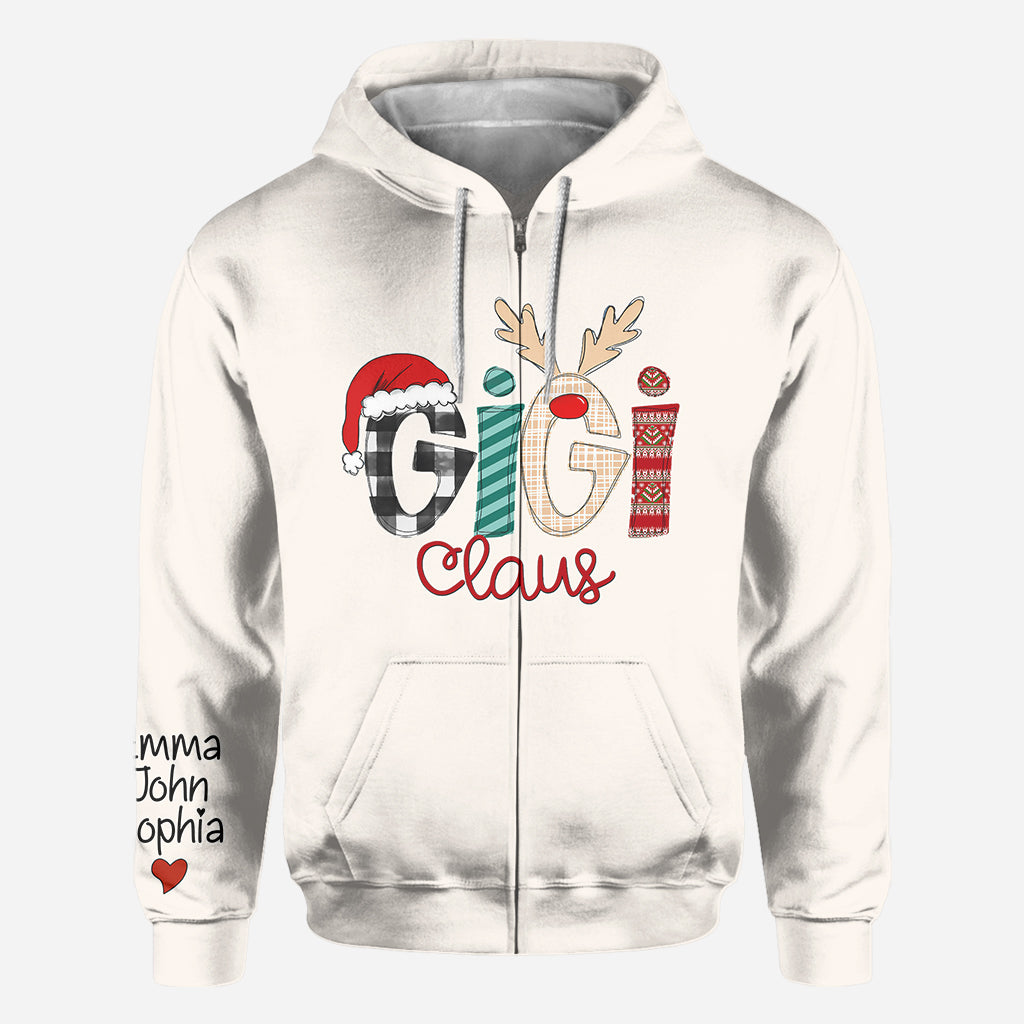 Gigi Claus - Personalized Grandma All Over Shirt