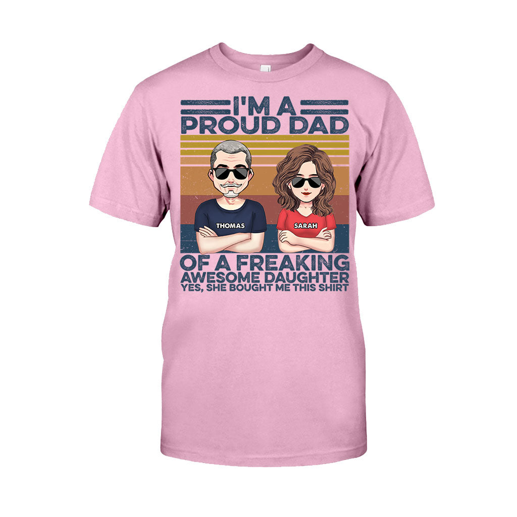 Wie der Vater, so der Sohn – Geschenk für Papa – Personalisiertes T-Shirt und Hoodie