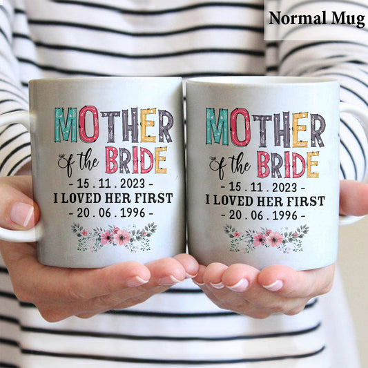 Personalisierte Tasse für die Mutter der Braut
