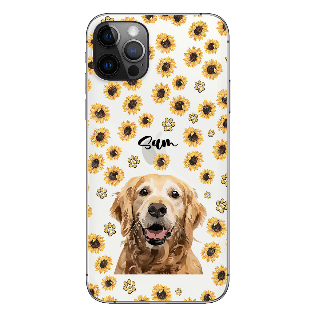 You Are My Sunshine - Personalized Dog Clear Phone Case