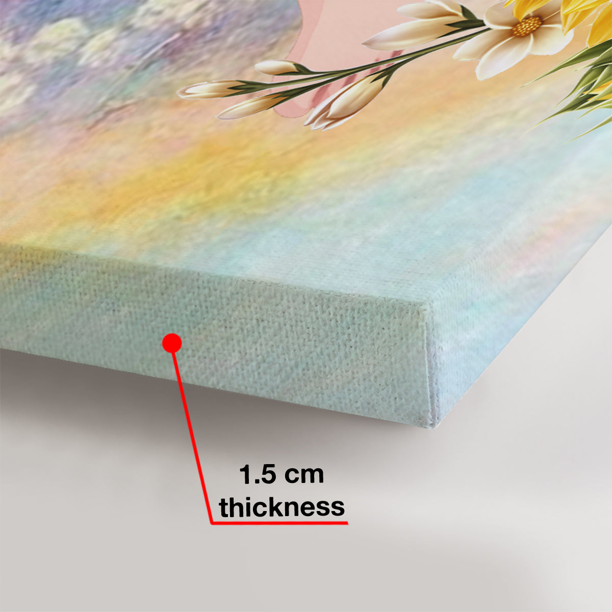 Ich weiß, ich sehe, ich spreche, ich liebe, ich tue, ich fühle, ich bin – Personalisierte Yoga-Leinwand und Poster