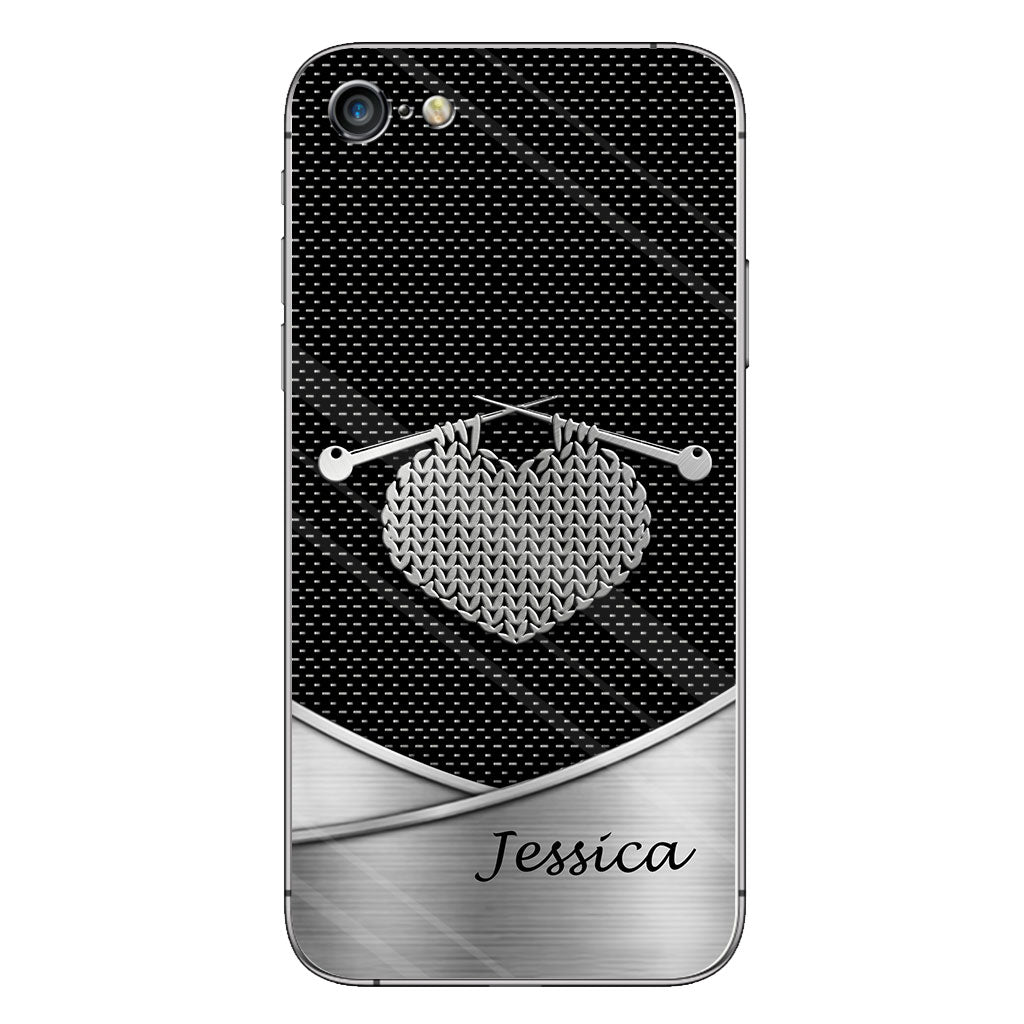 Love Knitting - Personalized Knitting Phone Case