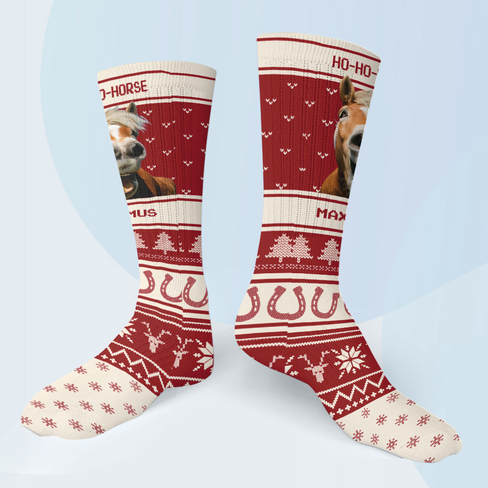 Ho Ho Horse - Personalisierte Pferdesocken
