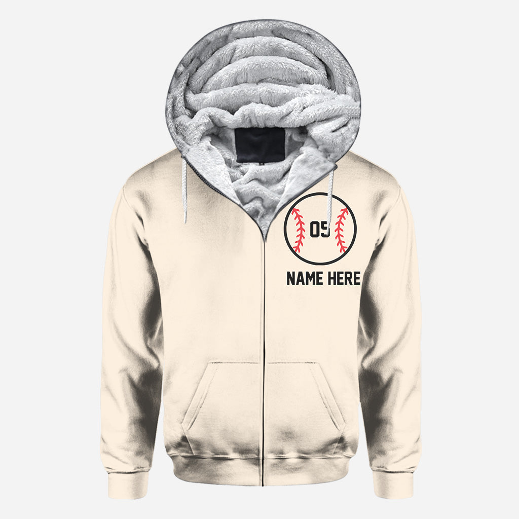 In meiner Baseball-Mama-Ära – Personalisiertes Baseball-Shirt mit Allover-Print