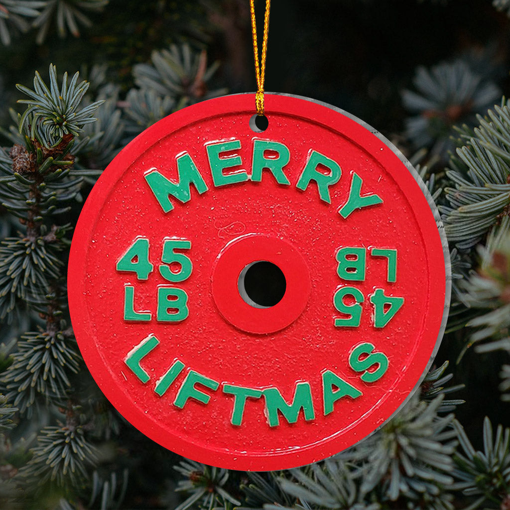 Fröhliche Fitness-Weihnachten – Personalisierter Fitness-Anhänger