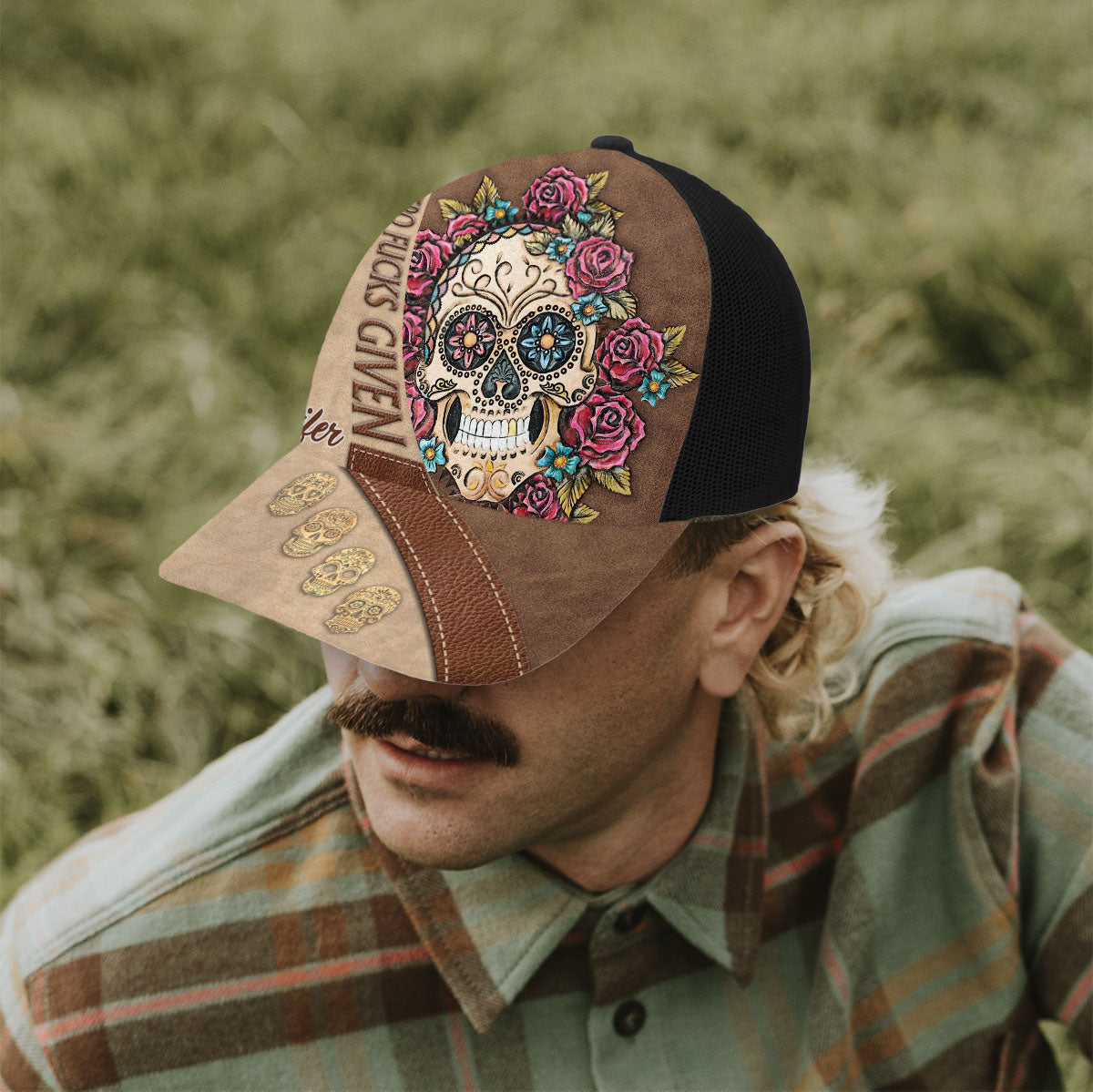 Zero F Given - Personalized Skull Trucker Hat