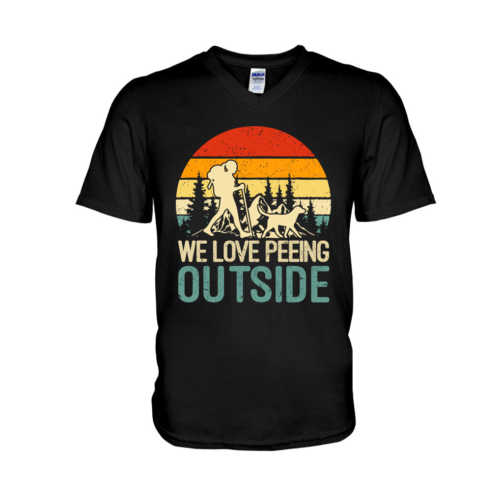 I Love Peeing Outside - Personalized Hiking T-shirt & Hoodie