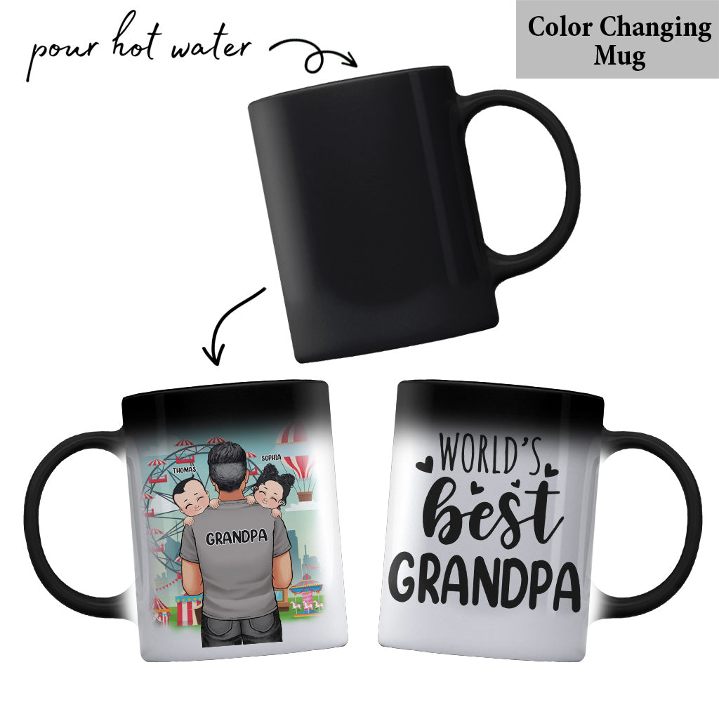Bester Papa aller Zeiten – Geschenk für Papa, Opa, Onkel, Ehemann – Personalisierte Tasse