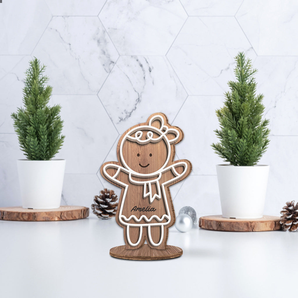 Omas perfektes Rezept – Geschenk für Oma, Mama, Papa, Opa – Personalisierte, freistehende Holzplakette